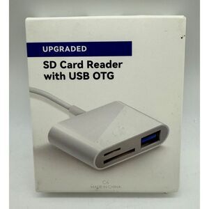 3-in-1 SD/TF Card Reader OTG Adapter - 2.0/3.0 USB Port for USB C Devices XCF138